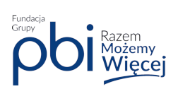 Logo Fundacja Grupy PBI Razem możemy więcej